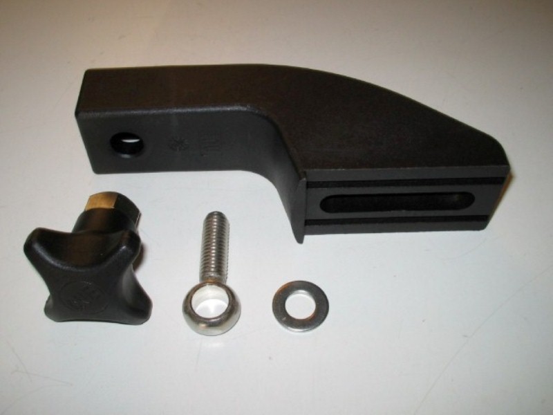 28110095, Adjustable bracket W/tap  �12,5mm LA=10,5mm 199mm