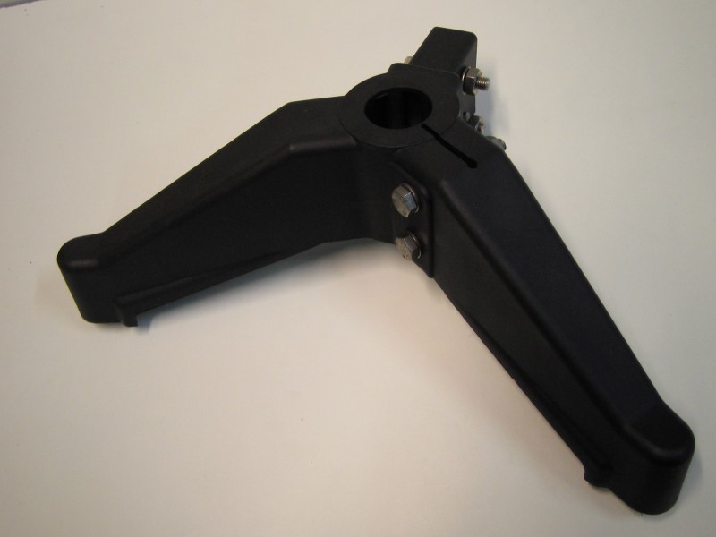 28310023, Bipods �42,4mm support base with 2xM16 for 80x40x2mm