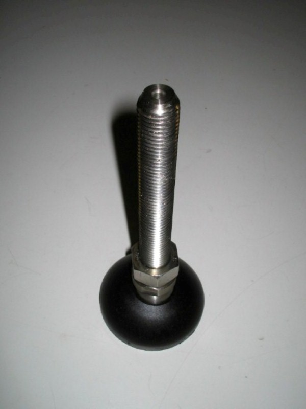 28732312, Foot D.63 M16 SS without anti-vibration H=156mm