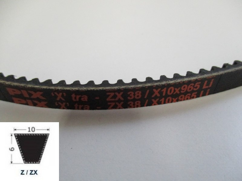 34100038, V-Belt ZX 38