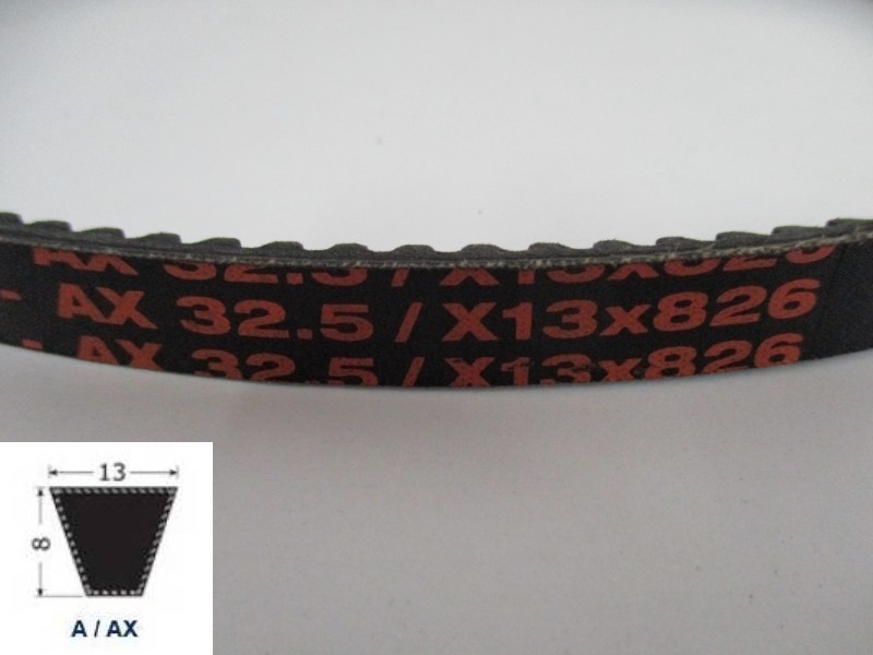 341100325, Classical Cog Belt AX 32,5
