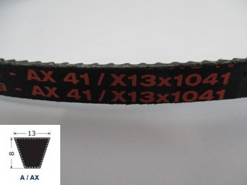 34110041, Classical Cog Belt AX 41
