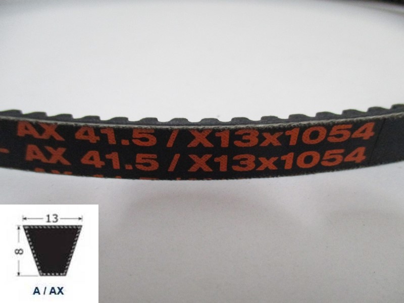 341100415, Classical Cog Belt AX 41,5