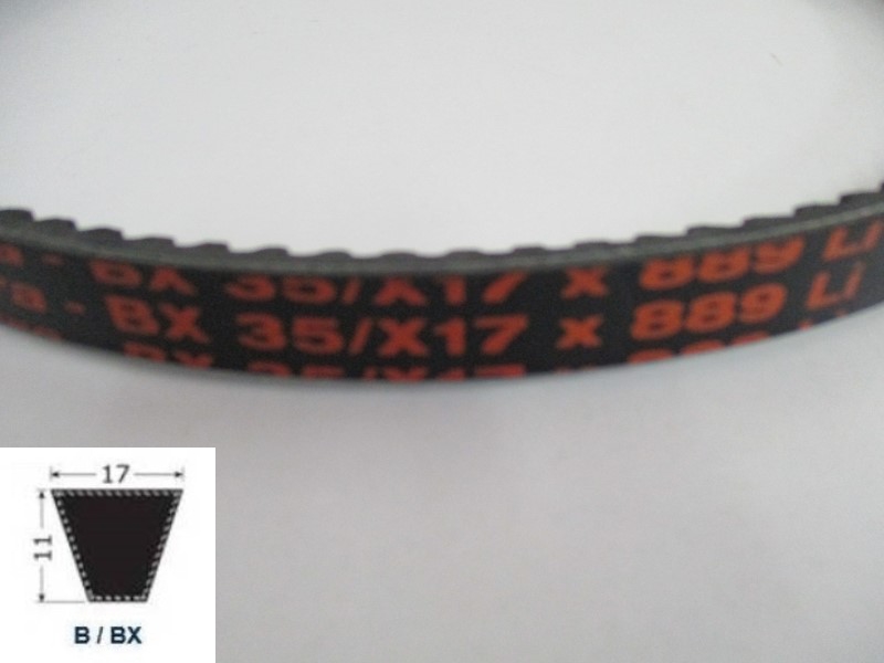 34120035, Moulded cogged V-Belt BX 35