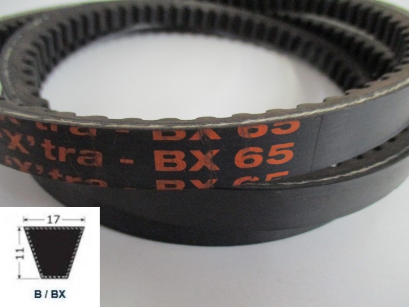 34120065, Moulded cogged V-Belt BX 65