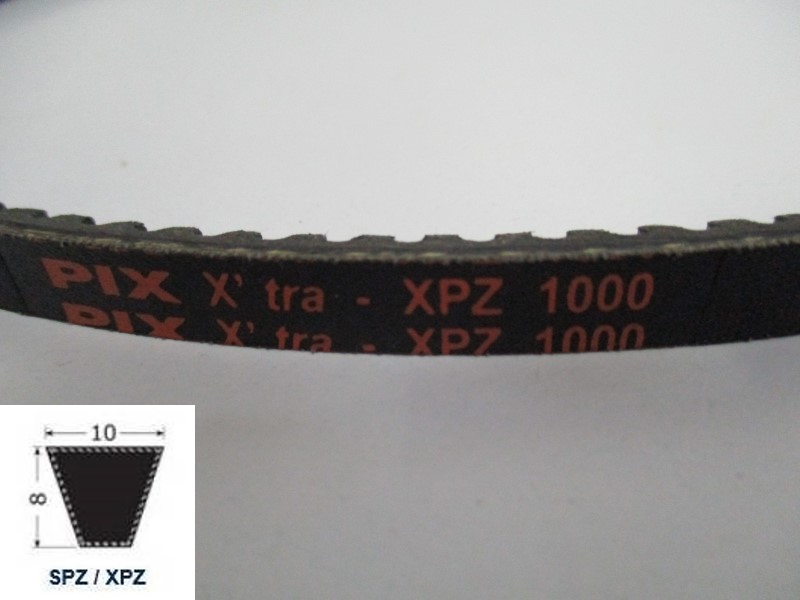 37101000, Narrow V-belt XPZ 1000