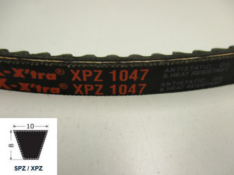 37101047, Narrow V-belt XPZ 1047