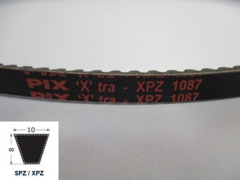 37101087, Narrow V-belt XPZ 1087