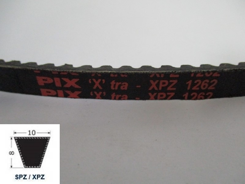 37101262, Narrow V-belt XPZ 1262