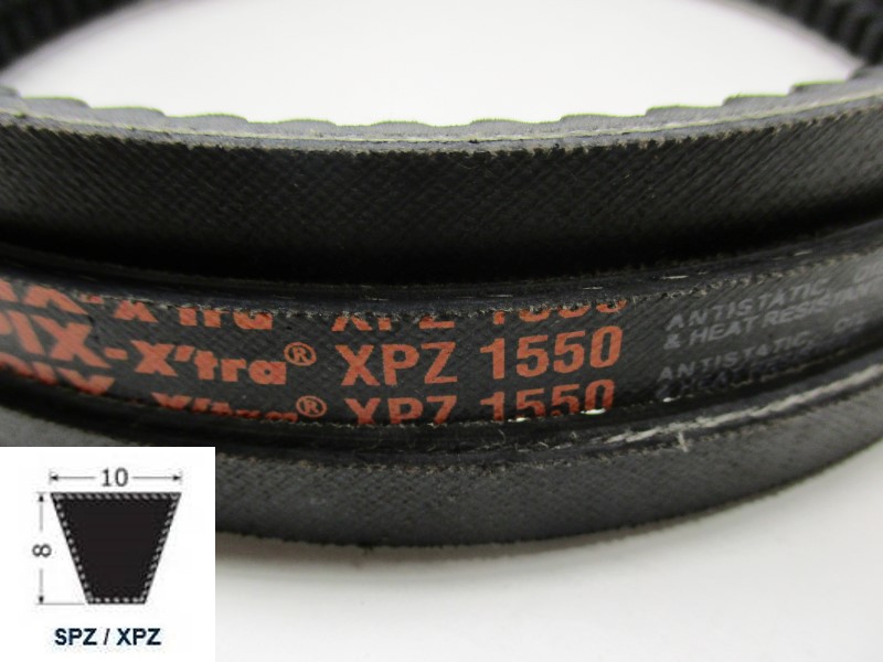 37101550, Narrow V-belt XPZ 1550
