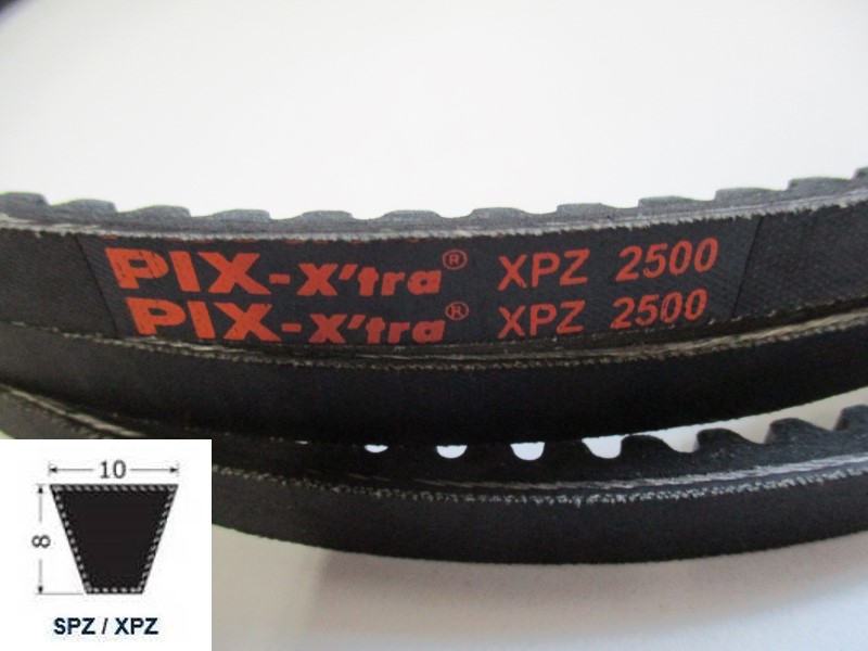 37102500, Narrow V-belt XPZ 2500