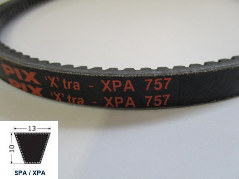 LP 10 narrow V-belt XPA 757 LW /AVX 13-12,5 x 775 LA 