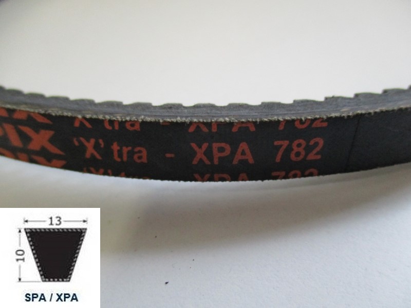 37110782, Narrow V-Belt XPA 782