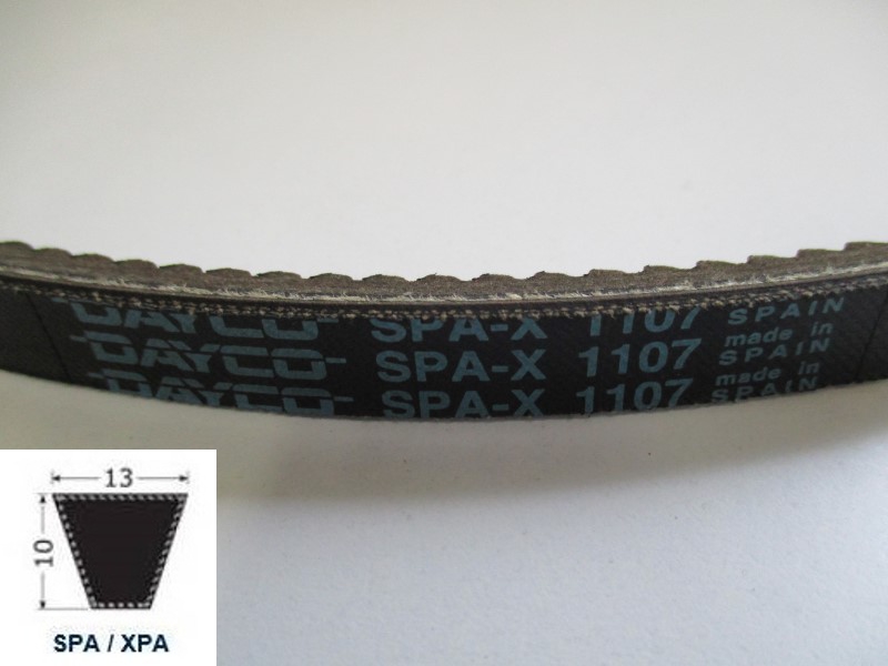 37111107D, Narrow V-Belt XPA 1107 Dayco