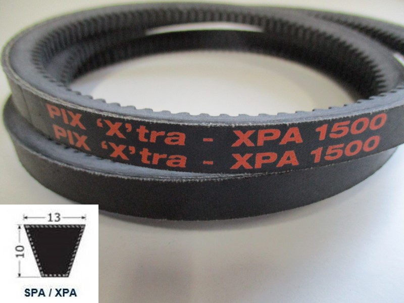 37111500, Narrow V-belt XPA 1500