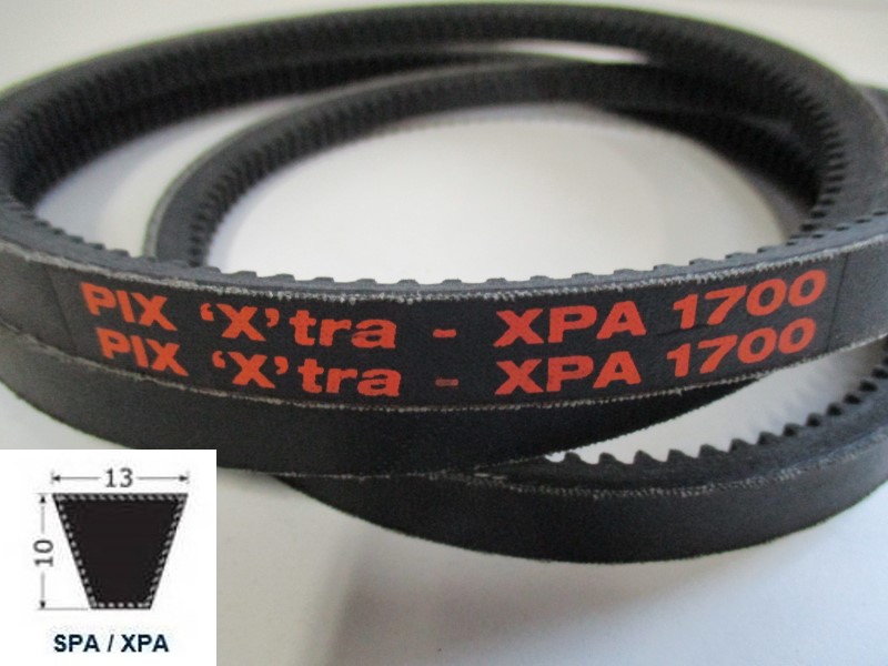 37111700, Narrow V-belt XPA 1700