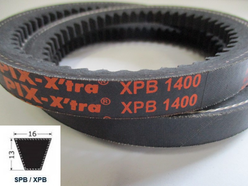 37121400, Narrow V-Belt XPB 1400