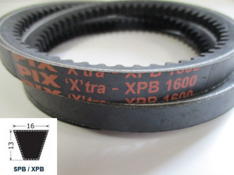 37121600, Narrow V-Belt XPB 1600