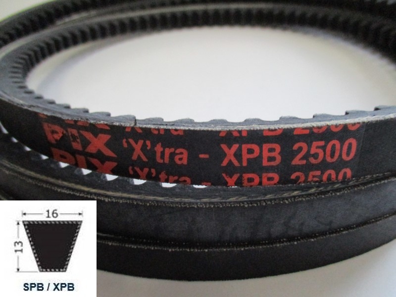 37122500, Narrow V-Belt XPB 2500