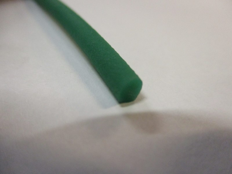 39500006, Round belt �6mm rough green