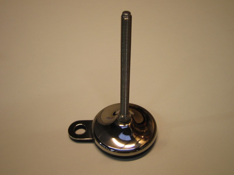 5852500410F, Foot �80 M10x125 SS with fixing system MARTIN