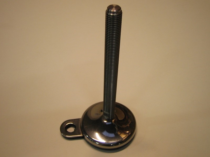 58525026F, Foot �80 M16x150 SS with fixing system MARTIN