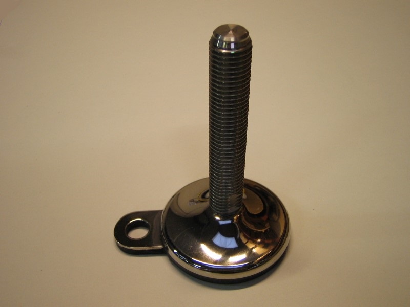 58525042F, Foot �80 M20x100 SS with fixing system MARTIN