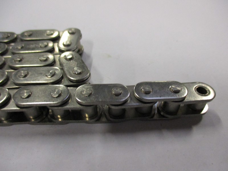 6200090, Roller chain 08 B-1 Stainless steel - Straight plates