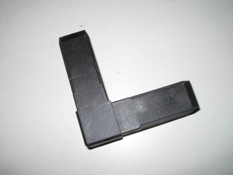6200107, Joint for 25x25x1,2mm tube  w. steel inner core