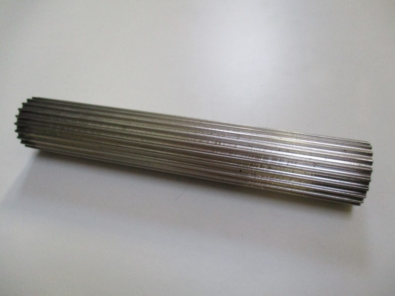 6300010, Timing bar 5M, Z=22 - length 200mm, stainless steel 1.4305 Without hub, centered on both sides