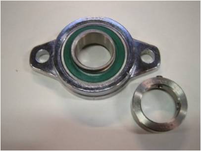6475000, Asahi bearing RF MUFL 000-U2 with stainless steel locking collar and FDA-grease