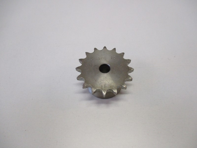 8606B1016, Sprocket 06 B-1 Z=16 stainless steel