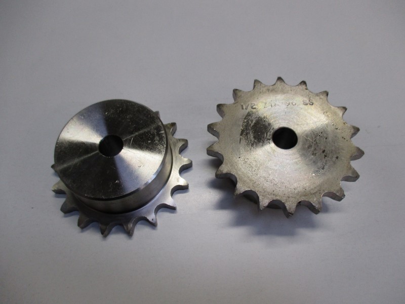 8608B1018, Sprocket 08 B-1 Z=18 stainless steel