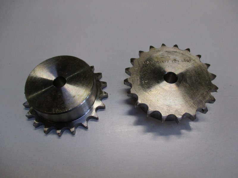 8608B1020, Sprocket 08 B-1 Z=20 stainless steel