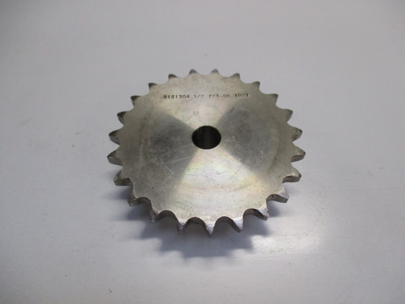 8608B1023, Sprocket 08 B-1 Z=23 stainless steel