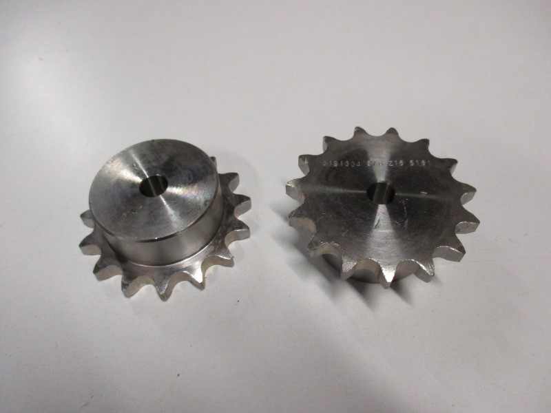 8610B1015, Sprocket 10 B-1 Z=15 stainless steel