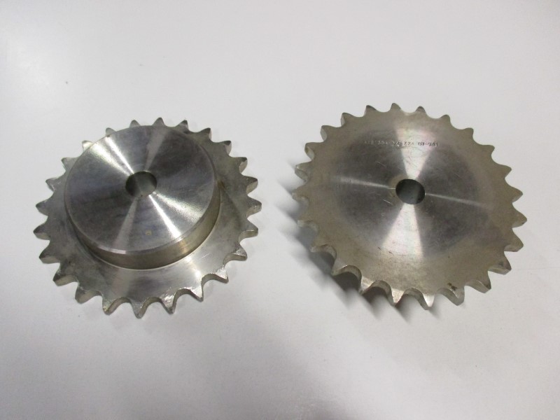 8610B1024, Sprocket 10 B-1 Z=24 stainless steel