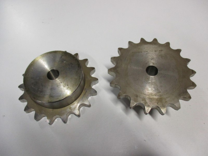 8612B1018, Sprocket 12 B-1 Z=18 stainless steel